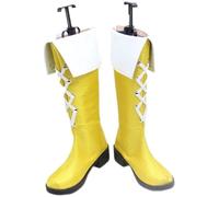Kaishwind Cosplay bottes chaussures chaussure botte compatible with Uma Pretty Derby Smart Falcon yellow