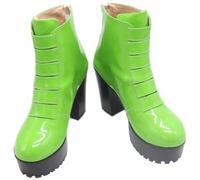 Kaishwind Cosplay bottes chaussures chaussure botte compatible with Virtual YouTuber Gawr Gura green