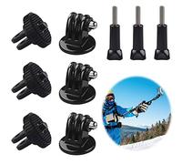 Kaisoil Adaptateur de Trépied 9 Pcs Adaptateur de Trépied GoPro 1/4-20 Fixation Trepied Adaptateur de Montage Trépied pour Gopro Hero 7 6 5 4 3 3+ 2 1 Session Caméras de Sjcam et Xiaoyi