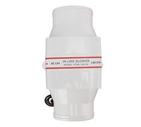 Kaisudiap 12V Electric in Line Blower, for Marine Boat Bilge Air Blower, ABS Shell Ventilation Ventilateur, souffleur de Cabine Moteur (3 Pouces)