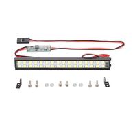 kaisudiAP Barre Lumineuse LED pour Voitures RC à l'échelle 1/10, Compatible avec Traxxas, HPI, modèles axiaux, 3 Modes d'éclairage, Construction en métal Durable, Fonctionnement