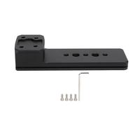 kaisudiAP Collier d'objectif Pied de Remplacement Support de téléobjectif en Aluminium Support de Plaque de Base avec 38 mm pour Monture Arca Trou de vis 1/4 3/8 Pouce pour Z400 600 800