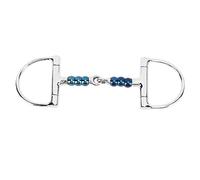 Kaisudiap Horse Bit, pour la Ferme équestre, en Acier Inoxydable, 125 mm, Anti-Morsure, bit de Snaffle Anneau, Durable, Ajustement de Confort, équipement d'entraînement,