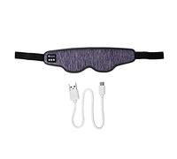 kaisudiAP Masque de sommeil sans fil, écouteurs Bluetooth, haut-parleurs intégrés, tissu doux et respirant, batterie longue durée 180 mAh, pour voyage, sieste, méditation