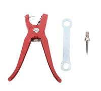 KaisudiAP, Pince à étiquettes d'oreille pour bétail, pour porcs, chèvres, bovins, Moutons, poignée antidérapante Ergonomique Rouge, applicateur d'économie d'effort,