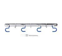 kaisudiAP, pour 304 en Acier Inoxydable, pour l'organisateur du Support de Balai de vadrouille, Rack de Rangement Outils de Nettoyage Mural, 304 Construction en Acier Inoxydable, (4 MOP How + 3 Small