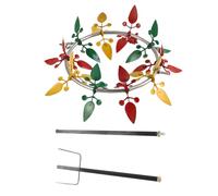 Kaisudiap pour décoration de Moulin à Vent en Plein air, pour l'acier Inoxydable, roulement en Douceur, Couleur vive, Magnifique Spinner de Vent pour Le Porche de Jardin,