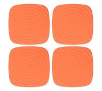 kaisudiap pour Le Tapis de nid de Poulet, pour 4pcs pondenables pondeurs de Poule, pour la Ponte des œufs de boîte à Nidification, litière de volaille Confortable Durable (Orange)
