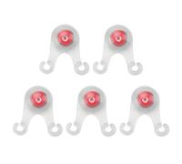 kaisudiAP Signal lumineux LED de sécurité pour Camping, 5 pièces, auvent de tente, lampe d'avertissement d'ambiance décorative (Rouge)