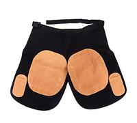 kaisudiAP Tablier d'écurie pour Ferme, Cuir de Vache Amovible, Conception de Boucle de bâton, Poches renforcées, Matériau en Toile Durable