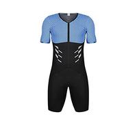 KAISUN Homme Pro Trifonction Manches Courtes Sports de Plein Air Vêtements de Triathlon, pour Course À Pied, Natation, Cyclisme (Color : TYP-3, Size : 4XL)