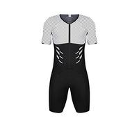 KAISUN Homme Pro Trifonction Manches Courtes Sports de Plein Air Vêtements de Triathlon, pour Course À Pied, Natation, Cyclisme (Color : TYP-2, Size : M)