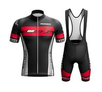 KAISUN Vêtements de Cyclisme Homme - Tenue Velo Respirante avec Cuissard Rembourré Gel 9D, pour VTT & Vélo Route Road Bike(Type-5,XX-Large)