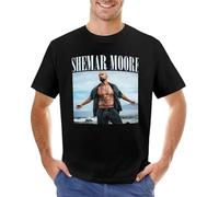 KAISUO Gift-for-Men-Shemar-Moore-Gift-Movie-Fans-T-Shirt-Tee-Shirt-New-Edition-t-Shirt Black 3XL
