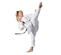 KAITEN Hiyaku WKF - Karaté Gi - Pantalon blanc avec élastique, Blanc., 210 cm
