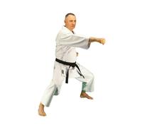 KAITEN Survêtement de karaté America Regular - Karaté Gi - Pantalon blanc avec élastique, Blanc., 160