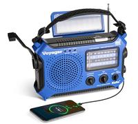 Kaito KA500BU Radio d'alerte météo d'urgence AM/FM/SW 5 Voies Bleu