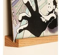 KAIU Rangement Vinyle Mural Installation Facile - Beau Matériau Premium en Chaîne Massif - Design Plat et Élégant pour Votre Maison - Échangez Facilement Vos Disques Vinyles 33 Tours - Natural