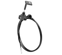 KAIUYRT Poignée Déverrouillage Compatible avec CRV 2002 2003 2004 2005 2006 Câble De Traction Dégagement Capot Moteur Voiture Remplacement OEM:74130S9AA01Z