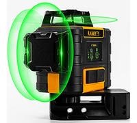 KAIWEETS Niveau Laser Croix Vert 3x360° KT360A, Professionnel Laser Autonivelant avec Mode Manuel ±4°, Plage de Travail : 30 m (60 m avec Récepteur LR100G), Batterie Rechargeable USB