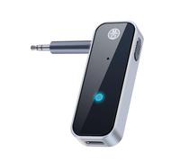 KAIY - Transmetteur récepteur Bluetooth 5.3, adaptateur auxiliaire Bluetooth pour voiture, émetteur Bluetooth pour TV, AirPods, casque/avion, récepteur Bluetooth pour stéréo