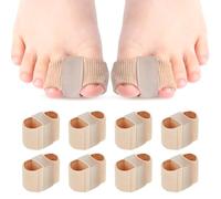 KAIYAYA 8 Pièces Correcteur Hallux Valgus &Séparateur Orteil,2 Tailles Redresseur Orteil Écarteur Orteil Hallux Valgus Kit Oignon Pied Orthese Pied,Protection Orteils Unisexe