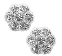 KAIYAYA Strass Ongle Nail Art,5000 Pierres Bijoux Ongles Nail Art Deco,Paillettes Strass en Cristal AB Mit Perles pour Ongles Visage Femme Loisir Creatif Enfant Festival,Nail Art,Visage Maquillage