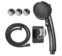 KAIYING Pommeau de douche à main haute pression sans perçage avec interrupteur de pause marche/arrêt, 3 modes de pulvérisation, économie d'eau, accessoires de douche amovibles pour chiot (N : pommeau