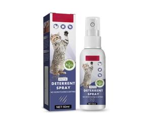 Kaiyo Spray dissuasif pour animaux de compagnie, ne gratte pas et ne mord pas, formule d'extrait de plantes, protège meubles, canapé, tapis, rideau, 50 ml