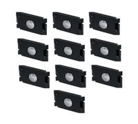 KAIYUEMAOYI 10 Clips de Fixation pour Panneaux de Grille En Acier Inoxydable