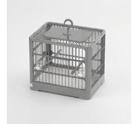 KAIYUEMAOYI Cage à en Plastique avec tiroir Amovible, pour domestiques, Cage, Gris météorite, Gris