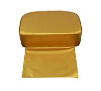 KAIYUEMAOYI Rehausseur de Siège de Coiffeur pour Fauteuils de Coiffure pour Enfants, Salons de Coiffure et Autres Espaces de Détente - Coussin En Mousse PU, d'or