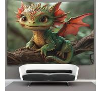 kaiyun 70cmx100cm Tapisserie Bébé dragon Tenture Murale Animaux D'impression 3D Décoration Murale Pour Chambre Dortoir Fête