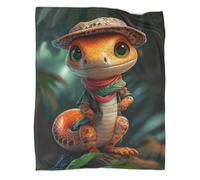 kaiyun Adorable Petit Serpent Est Douce,Confortable Et Chaude, Couverture Jetée Motif 3D,Le Lit Adapté Aux Adultes Et Aux Adolescent 60x80inch(150x200cm)