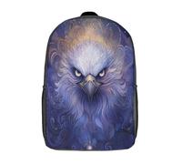 kaiyun Aigle Face Sacs À Dos,imprim É 3D Cartable Majestueux Sac Mode Pour Maternelle Ou Primaire 17inch