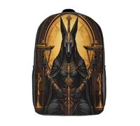kaiyun Ancient Dieu égyptien Sac À Dos Cartable Art de divinité mythique BackpacK Scolaire Enfants Portable Léger Et Design Respirant Unisexe 17inch College Pack