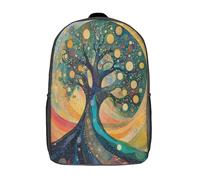 kaiyun Arbres sacrés Sac À Dos Enfant Fille Rotation circulaire Garçons Adolescents Primaire Avec Boucle De Réglage Cartables Scolaires 17inch