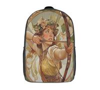 kaiyun Archer Art nouveau Sacs À Dos Adolescents,Design Respirant Cartable Style peinture,Sac À Dos Enfant Pour Ecole,Garçon,Fille,Primaire 17inch