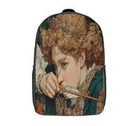 kaiyun Archer bandant son arc, style manuscrit médiéval Sacs À Dos,imprim É 3D Cartable Sac Mode Pour Maternelle Ou Primaire 17inch