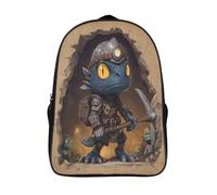 kaiyun Argoniens en armure de cuir dans les mines Sacs À Dos,3D Imprimé Étudiant Cartable Garçons Filles Livre Sac Pour Maternelle Ou Primaire 16 inch
