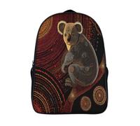 kaiyun Art aborigène à pois Sac À Dos Filles Cartable Enfants Garçons 16 inch Grande Capacité Adolescents Koala Sac De Voyage Scolaire Poids Léger