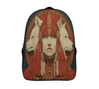 kaiyun Art amérindien du XXIe siècle Sacs À Dos Pour Étudiant,Mignonne Décontracté Pour Garçons Filles Cartable Scolaire 16 inch