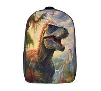 kaiyun Art des Dinosaurees Sacs À Dos,imprim É 3D Cartable Scène préhistorique fantastique Sac Mode Pour Maternelle Ou Primaire 17inch
