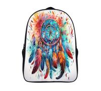 kaiyun Attrape-rêves Sac À Dos,Sac Scolaire Enfant Ado Camping,Voyage Voituretable Scolaire,Bohême Sacs Scolaires,16 inch