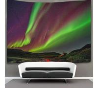 kaiyun Aurore boréale Tapisserie Paysage naturel 3D Tenture Murales Décorations Pour La Maison Pour La Chambre 70cmx100cm