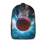 kaiyun Basket-ball Sac À Dos Unisexe Loisir Backpack Garçons École Sacs Filles Art Numérique Voituretable Daypacks Adulte Léger 17inch