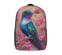 kaiyun Beaux oiseaux, fleurs Sac À Dos Filles Cartable Enfants Garçons 17inch Grande Capacité Adolescents Sac De Voyage Scolaire Poids Léger