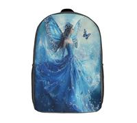 kaiyun Belle fée Sac À Dos Style art fantastique dessin Cartable Scolaire Boucle De Réglage Sac A Dos Filles Garçons Pour Enfants Mignon Sac Scolaire 17inch