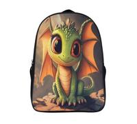 kaiyun Big Eyed Animaux Sacs À Dos,3D Imprimé Cute Dessin animé DragonÉtudiant Cartable Garçons Filles Livre Sac Pour Maternelle Ou Primaire 16 inch