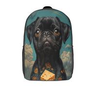 kaiyun Black Carlin Sacs À Dos,Animal Cartable Avec Boucle De Réglage Pour Garçons Et Filles,17inch Léger Décontracté Sac De Voyage